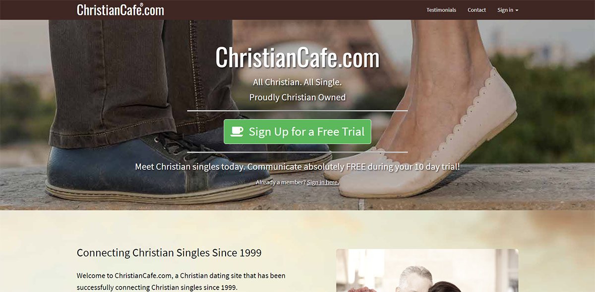 Christian Cafe website